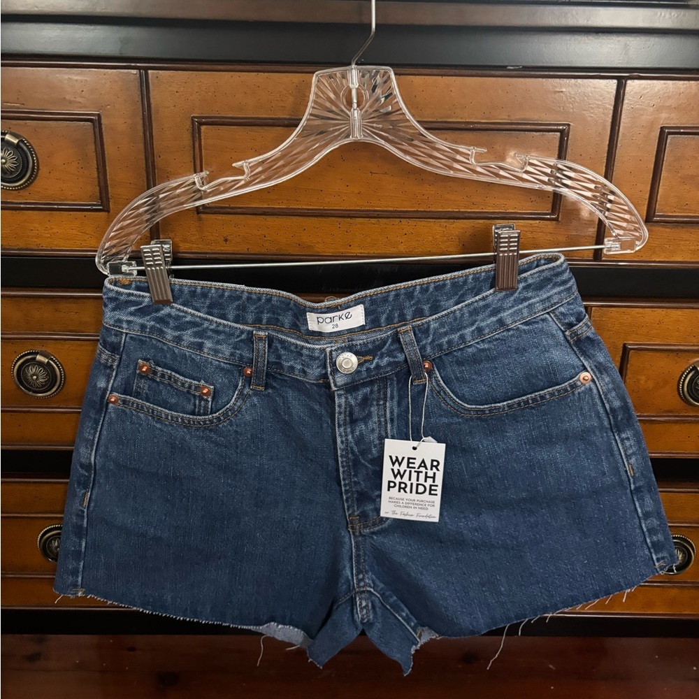 Parke NWT jean shorts, size 28